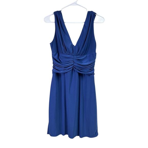 Boston Proper Blue Sleeveless Dress Size 8 Lined - Picture 1 of 12